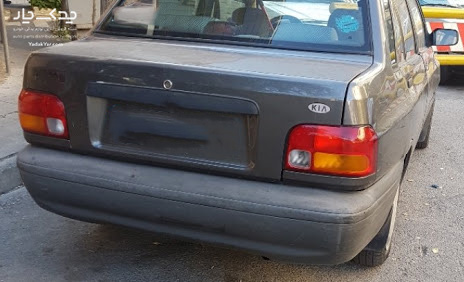 نمای عقب پراید صبا