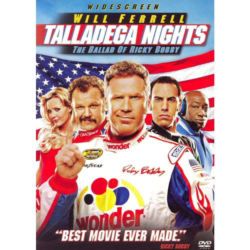 معرفی 43 عنوان از بهترین فیلم های ماشینی talladega-nights---ballad-of-ricky-bobby