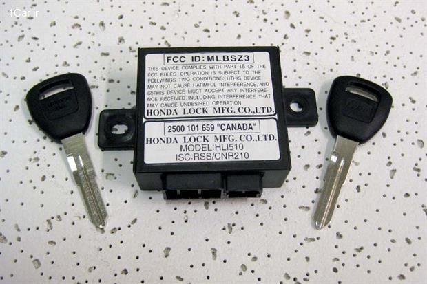 قطعات به کار رفته در سیستم ایموبلایزر